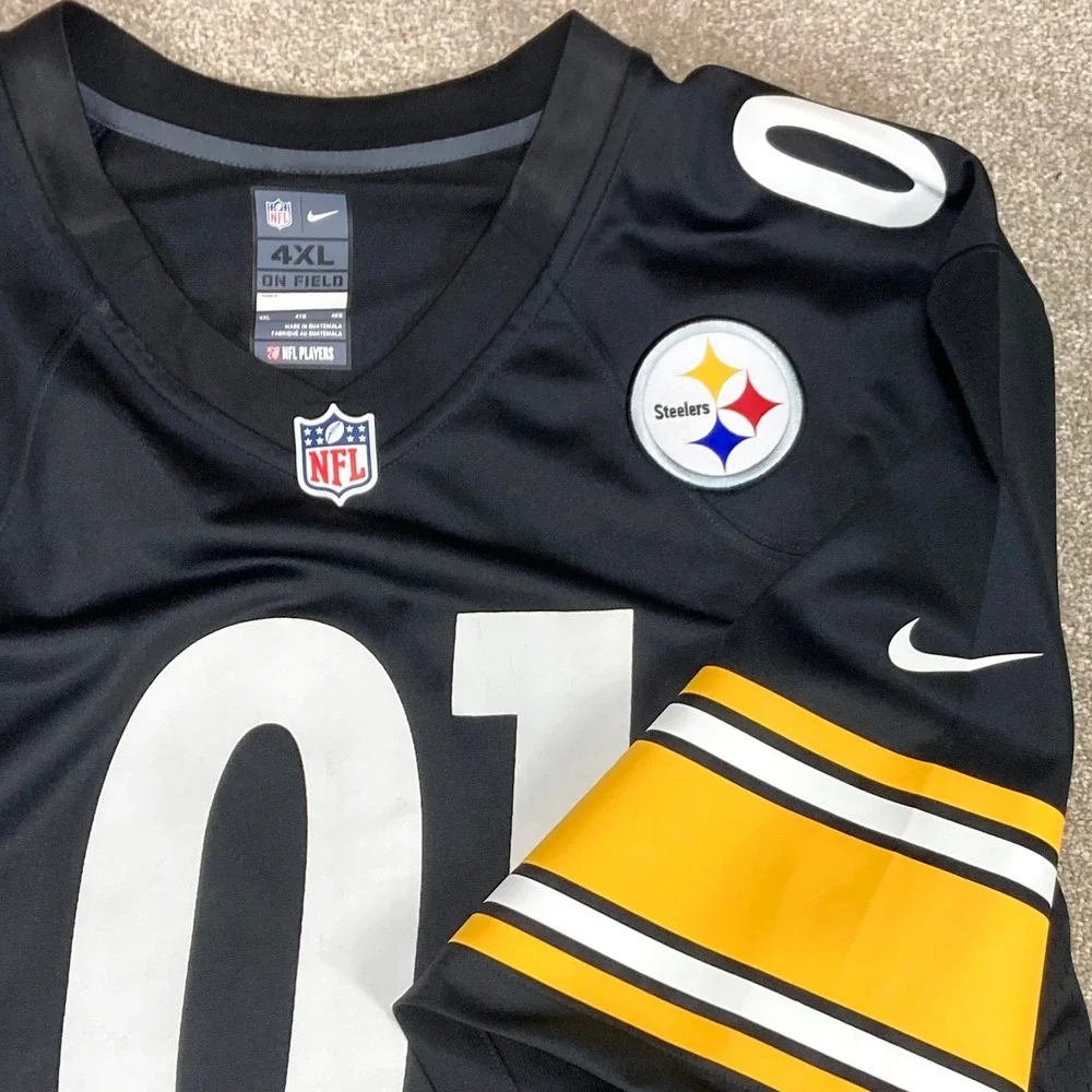 NFL Nike Pittsburgh Steelers Football Jersey Mens 4XL Black Horsley 01 Fan Gear
